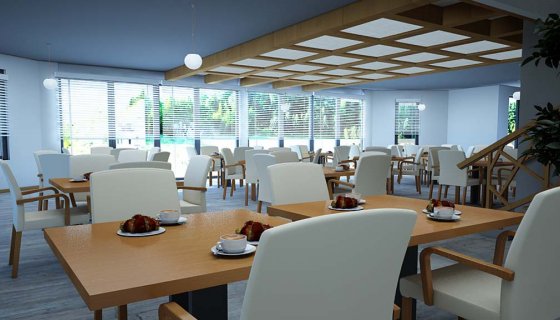 Otel Konsepti Yemek Odası